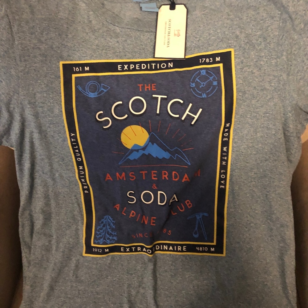 SCOTCH & SODA - T-shirt (expedition alpine club)